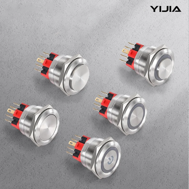 16mm 2no Push Button Ngalih