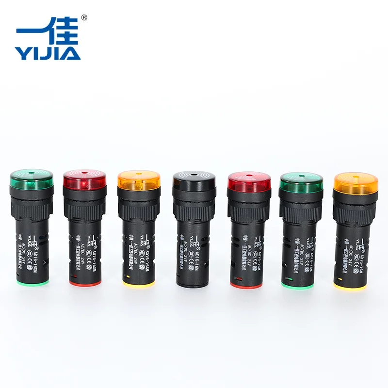 Buzzer sumunar kanthi LED